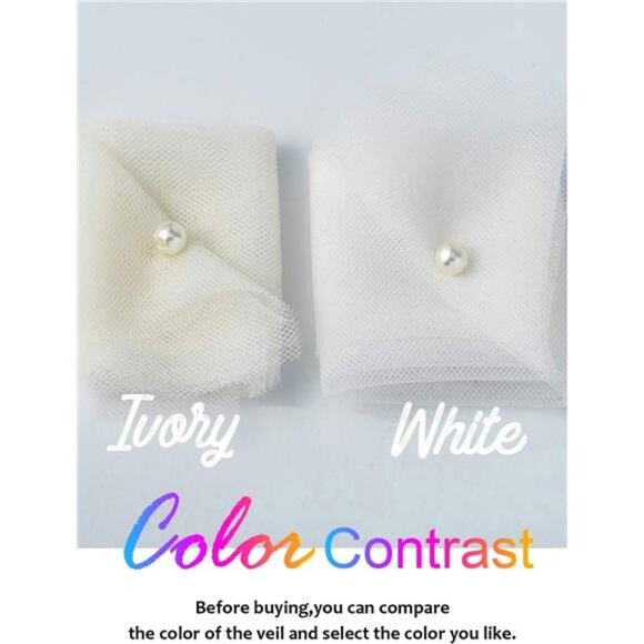 2-Tier Wedding Veil Waist Length Short Bride Hair Accessoies Bridal